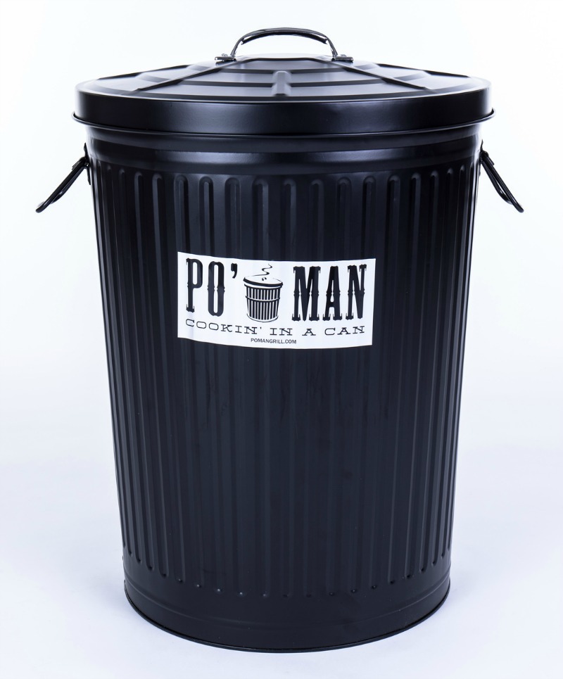 Po' Man Gourmet Cooking in a Trash Can GetdatGadget