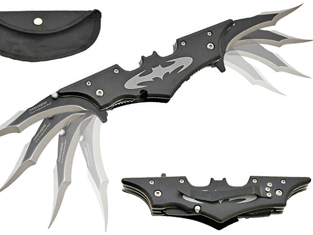 Batarang Style Pocket Knife