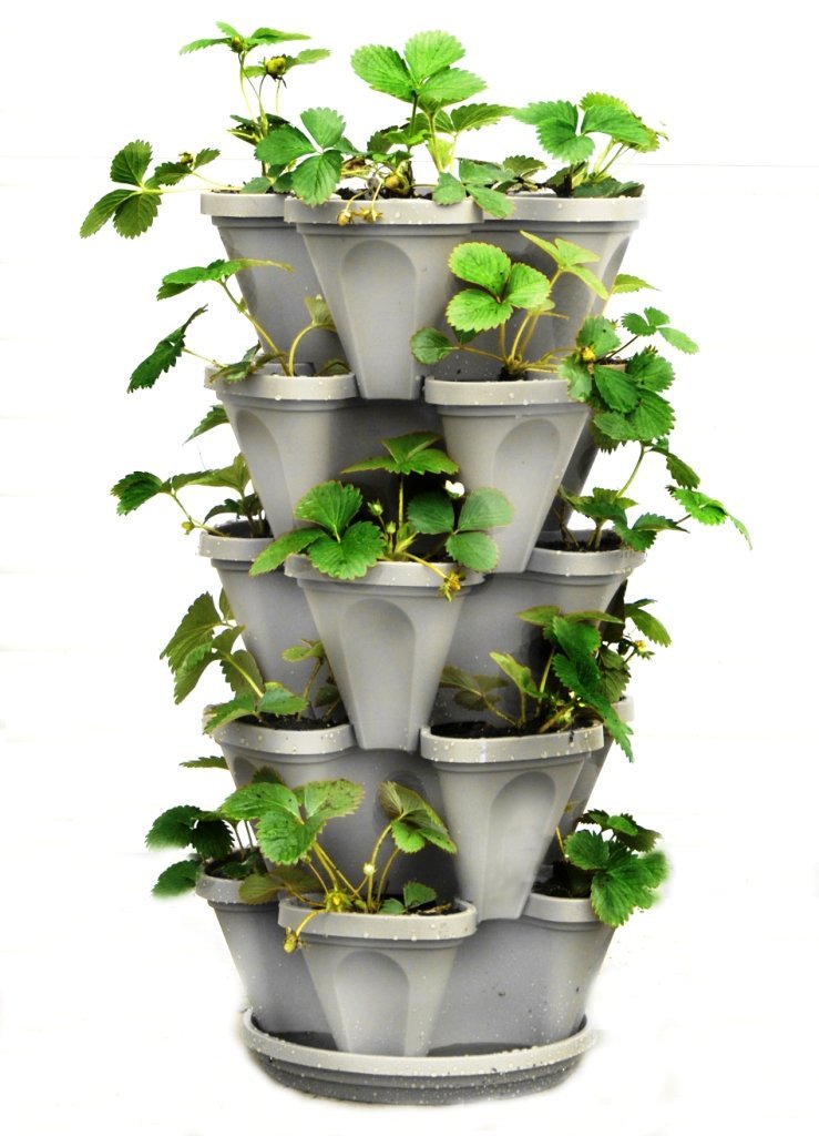Mr Stacky Stackable Planter Plant a Vertical Garden