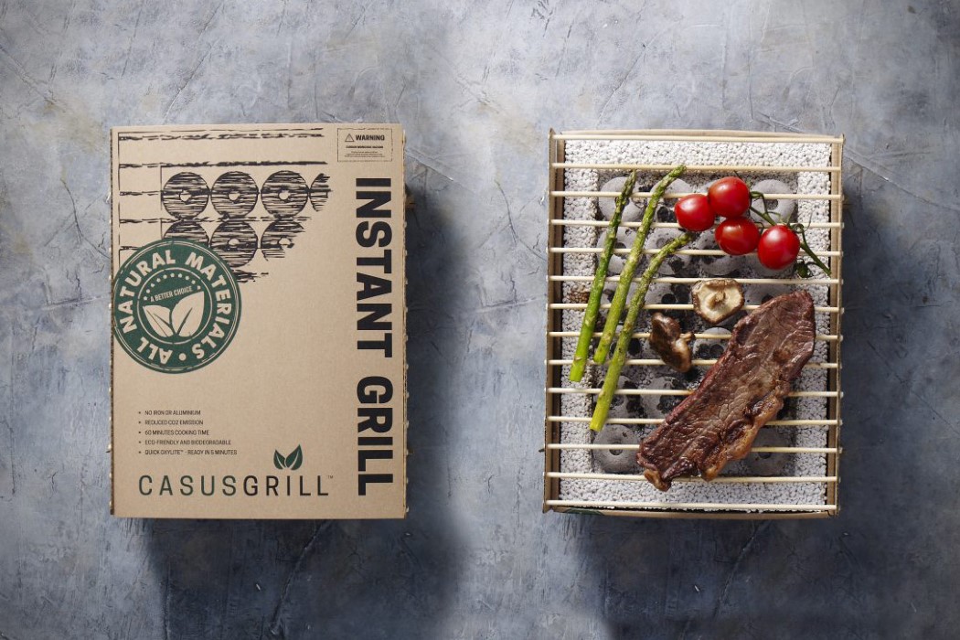 Casusgrill Disposable Biodegradable Instant Grill Getdatgadget